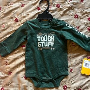 Brand New Carhartt Green Onesie 6 Month